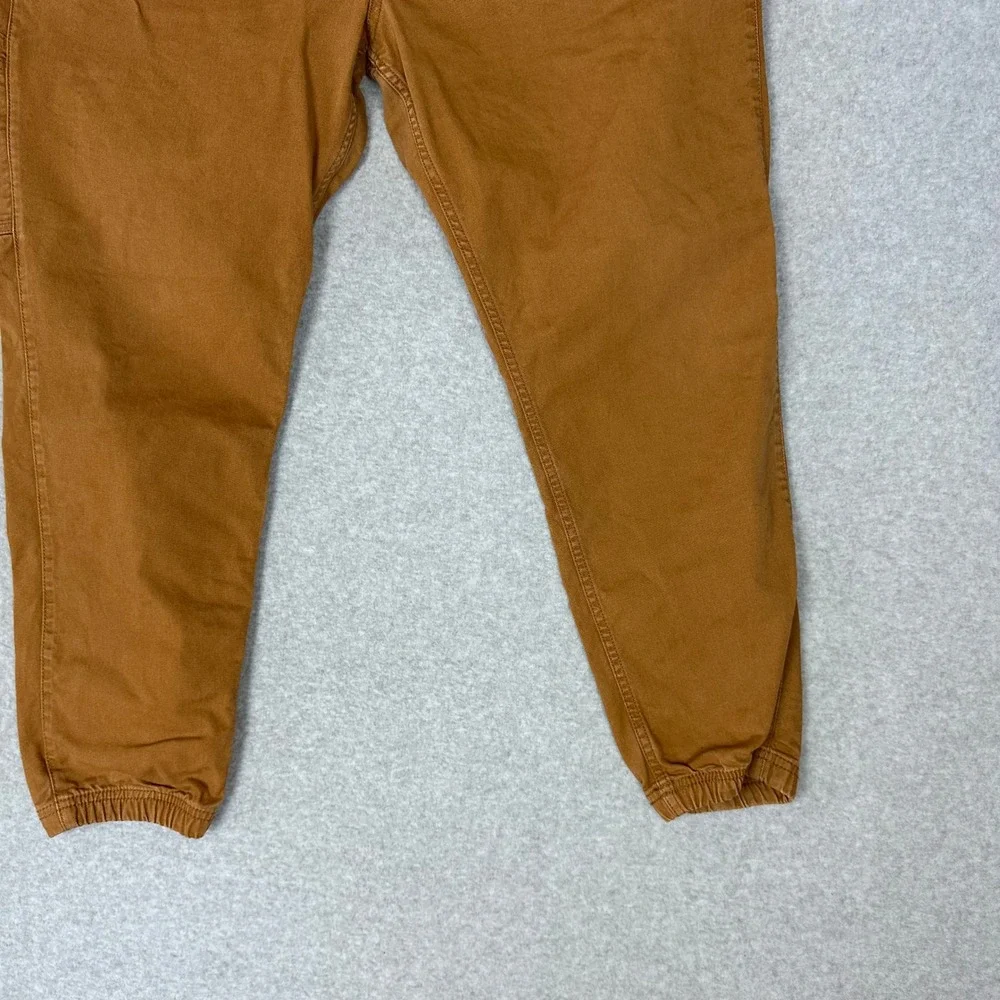 Carhartt Mens Relaxed Fit Canvas Jogger Pants Brown 40 Short Carpenter Utility - Picture 7 of 12